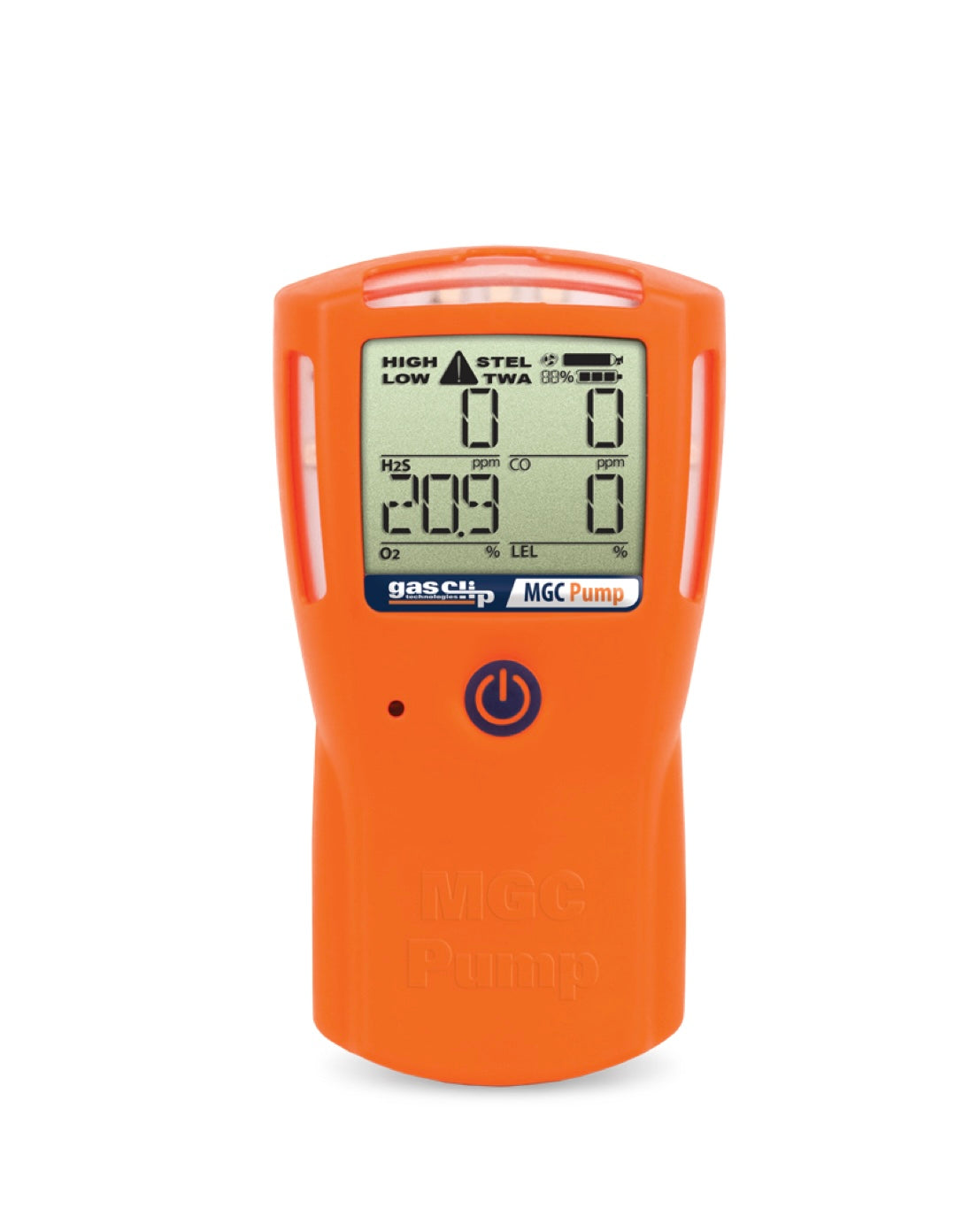 GasClip Technologies Multi Gas Clip Pump (MGC-IR-PUMP), 4-Gas Detector, Pumped(O2/LEL/H2S/CO)