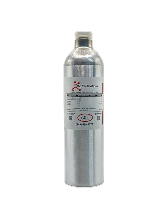 K2 Calibrations: Blackline Safety Equivalent 4-Gas Calibration Gas Mix | 155-5300