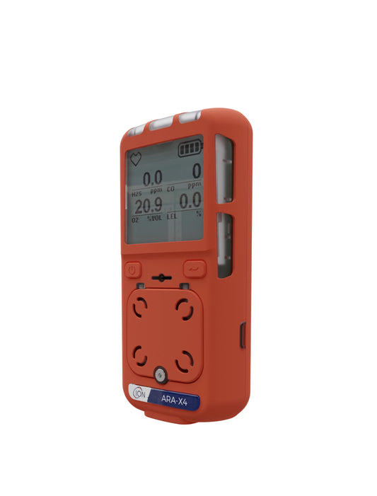 ION Science ARA-X4, 4-Gas Detector, Diffusion (O2/LEL/H2S/CO)
