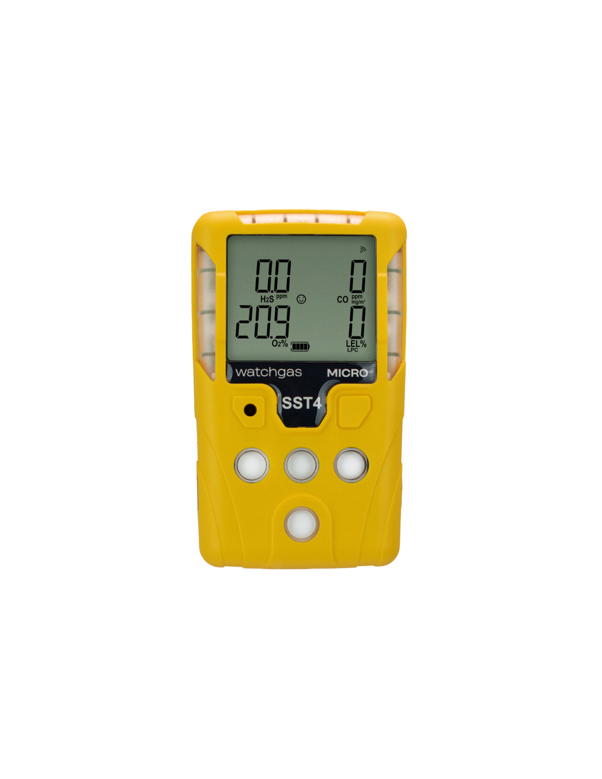 WatchGas SST4 Micro/Mini 4-Gas Detector (O2/LEL/H2S/CO)